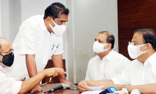 k sudhakaran face to face