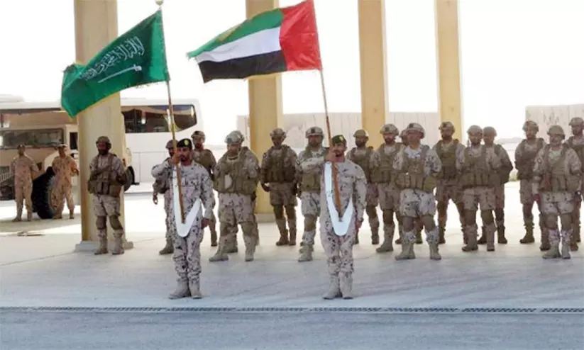 സം​യു​ക്ത സാ​യു​ധ പ​രി​ശീ​ല​നം:​   സൗ​ദി ക​ര​സേ​ന യു.​എ.​ഇ​യി​ൽ