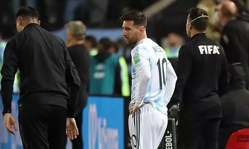 മെസ്സിക്ക്​ വർക്ക്​ലോഡ്​; അർജന്‍റീനക്കായി 20 മിനിറ്റ്​​ കളിച്ചാൽ മതിയെന്ന്​ പി.എസ്​.ജി