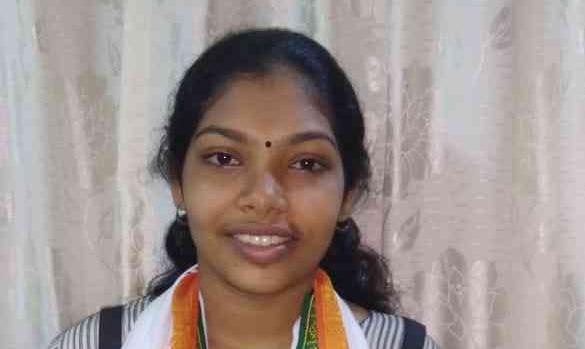 ഏറ്റവും പ്രായം കുറഞ്ഞ കോൺഗ്രസ് യൂണിറ്റ് പ്രസിഡൻ്റായി ഐശ്വര്യ പ്രകാശ് ഏറ്റവും പ്രായം കുറഞ്ഞ കോൺഗ്രസ് യൂണിറ്റ് പ്രസിഡൻ്റായി ഐശ്വര്യ പ്രകാശ്