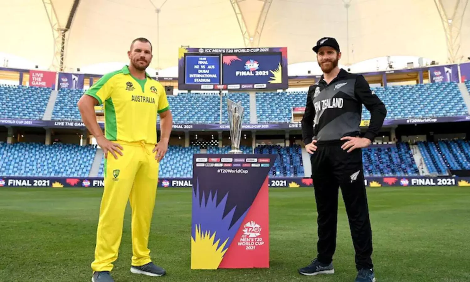 ടി20 ലോകകപ്പ് കലാശപ്പോര്​​; ടോസ്​ ഓസീസിന്​, കിവികളെ ബാറ്റിങ്ങിനയച്ചു