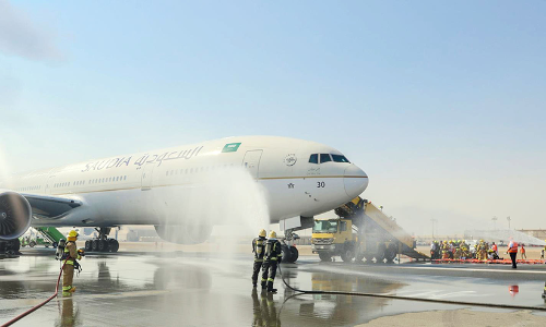 ജി​ദ്ദ വി​മാ​ന​ത്താ​വ​ള​ത്തി​ൽ മോ​ക്​​ഡ്രി​ൽ