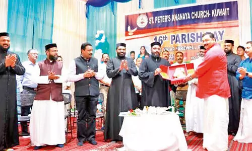 ഫാ. ​തോ​മ​സ്​ ജേ​ക്ക​ബ്​ ആ​ഞ്ഞി​ലി​മൂ​ട്ട​ലി​ന്​ യാ​ത്ര​യ​യ​പ്പ്​