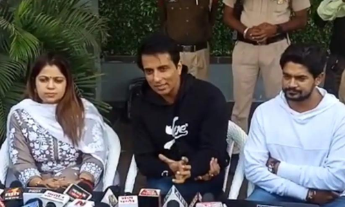 Sonu Sood  and Sister