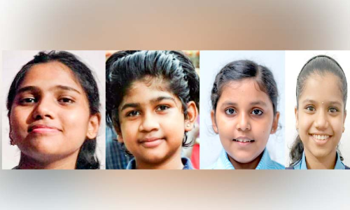 ഉജ്ജ്വലബാല്യം പുരസ്​കാര തിളക്കത്തിൽ കാജൽ നോബിൻ, ഗൗതം കൃഷ്​ണ, ആൻലിന, സുമിഷ