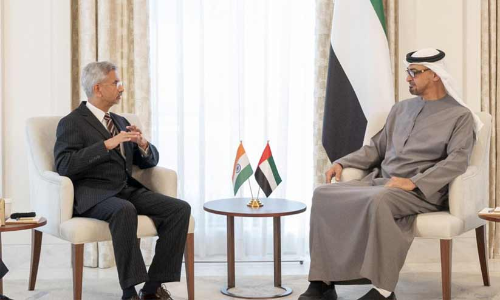 വിദേശകാര്യ മന്ത്രി ശൈഖ്​ മുഹമ്മദ്​ ബിൻ സായിദുമായി കൂടിക്കാഴ്​ച നടത്തി