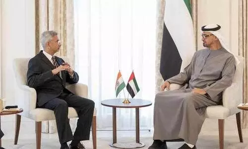 വിദേശകാര്യ മന്ത്രി ശൈഖ്​ മുഹമ്മദ്​ ബിൻ സായിദുമായി കൂടിക്കാഴ്​ച നടത്തി