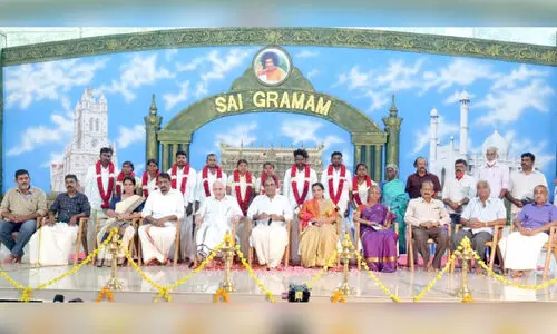 sai gramam mass wedding