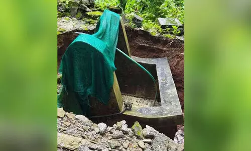 കനത്ത മഴയിൽ കിണർ ഇടിഞ്ഞു താഴ്ന്നു