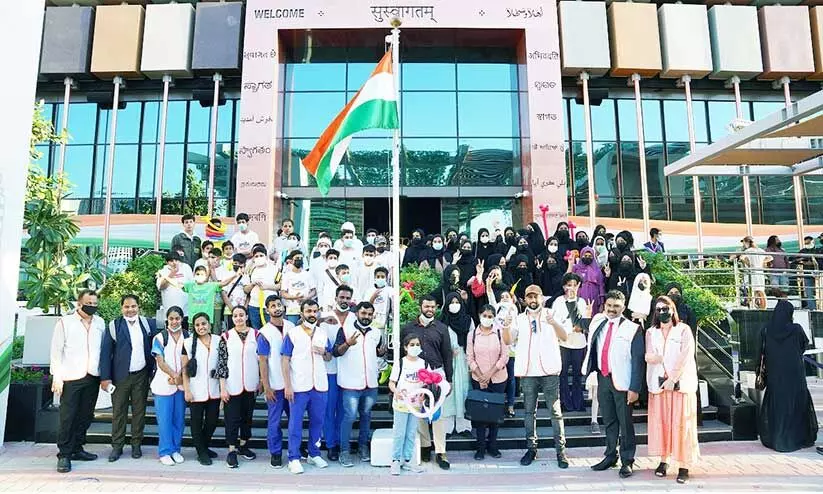 ഇ​ന്ത്യ​ൻ പ​വി​ലി​യ​നി​ൽ കു​ട്ടി​ക​ൾ​ക്ക്​ ആ​സ്​​റ്റ​റി​െൻറ ഹെ​ൽ​ത്ത് –വെ​ൽ​ന​സ് ക്യാ​മ്പ്