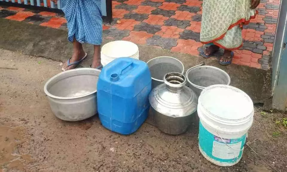 പെരുമഴയത്തും ഇവിടെ കുടിവെള്ളം കിട്ടാക്കനി