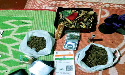 അന്തർസംസ്ഥാന തൊഴിലാളികളുടെ ക്വാർട്ടേഴ്സിൽനിന്ന്​ കഞ്ചാവ് പിടികൂടി