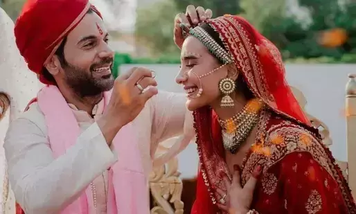 നടൻ രാജ്​കുമാർ റാവു വിവാഹിതനായി; വധു നടി പത്രലേഖ