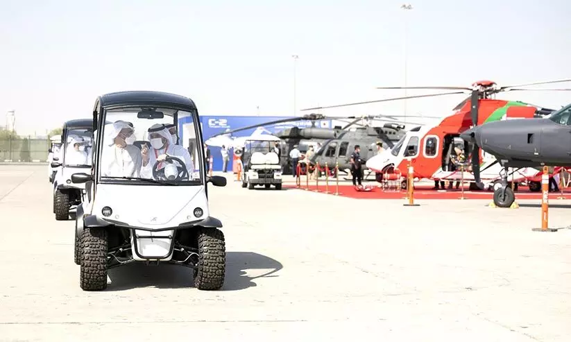 ശൈഖ് മുഹമ്മദ് ബിൻ സായിദ് എയർഷോ സന്ദർശിച്ചു ശൈഖ് മുഹമ്മദ് ബിൻ സായിദ് എയർഷോ സന്ദർശിച്ചു