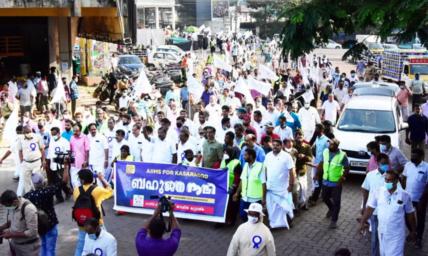 എയിംസ്: കാസർകോട്​ ബഹുജന റാലിയിൽ വൻ പ്രതിഷേധമിരമ്പി