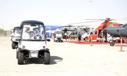 ശൈഖ്​ മുഹമ്മദ്​ ബിൻ സായിദ്​ എയർഷോ സന്ദർശിച്ചു