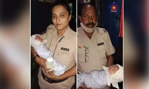 പൂച്ചകൾ തുണയായി; മുംബൈയിൽ ഓടയിൽനിന്ന്​ ചോരക്കുഞ്ഞിനെ രക്ഷിച്ച്​ പൊലീസ്​