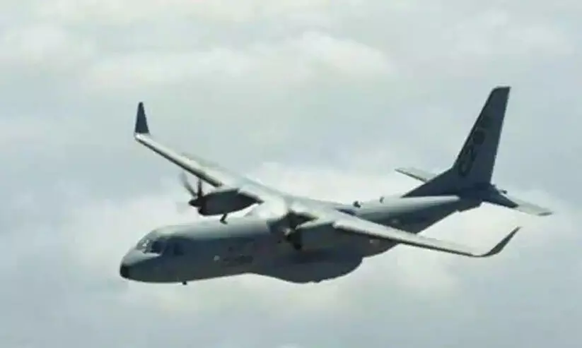 ബോയിങ്​ 777-​9 വിമാനത്തിന്​ വരവേൽപ്പ്​