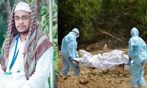 വറ്റില്ല, ഈ കാരുണ്യം; കോവിഡ്​ ബാധിതരുടെ മൃതദേഹ സംസ്​കരണം തുടർന്ന്​ അൻവർ ഫൈസിയും സംഘവും