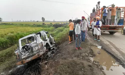 ലഖിംപുർ ഖേരി സംഭവത്തിൽ ബി.ജെ.പി പ്രവർത്തകരെ കൊലപ്പെടുത്തിയ കേസിൽ രണ്ട്​ പേർ കൂടി അറസ്റ്റിൽ