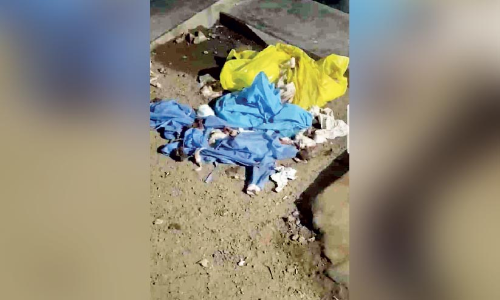 തിരൂർ ജില്ല ആശുപത്രിയിൽ മൃതദേഹാവശിഷ്​ടം തെരുവുനായ്​ കടിച്ചുപറിച്ചതായി പരാതി