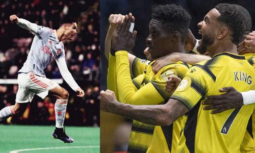 മലപ്പുറംകത്തി, മെഷീന്‍ഗണ്ണ്, ക്രിസ്റ്റ്യാനോ റൊണാൾഡോ !; ഒടുവിൽ ​വാറ്റ്ഫോഡിന്‍റെ​ തട്ടകത്തിലും പറയിപ്പിച്ച്​ മാഞ്ചസ്റ്റർ യുനൈറ്റഡ്​