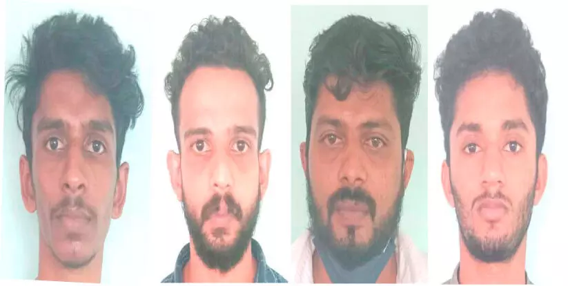 Four arrested