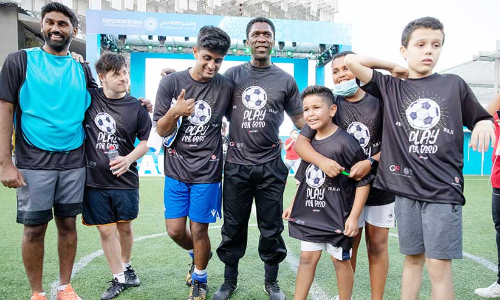 വേറിട്ട കാഴ്ചയായി ഹീറോസ് ഓഫ് ഹോപ്ഫുട്ബാൾ വേറിട്ട കാഴ്ചയായി ഹീറോസ് ഓഫ് ഹോപ്ഫുട്ബാൾ