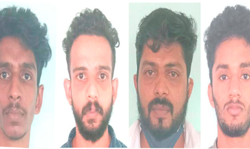 Four arrested