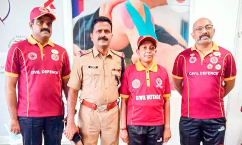 Aaron became the first transgender member of the Civil Defense Force