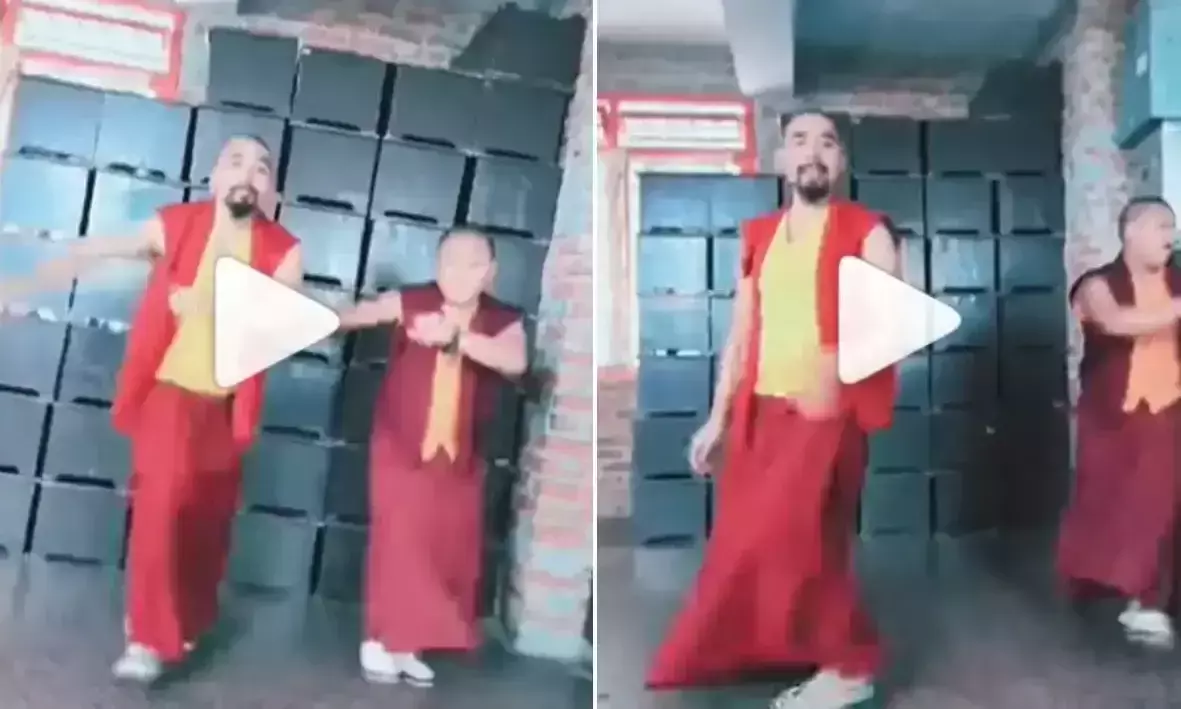 മനികെ മാഗെ ഹിതെ; വൈറൽ ഗാനത്തിന് ചുവടുവെച്ച് ഹിമാലയൻ ബുദ്ധഭിക്ഷുക്കൾ