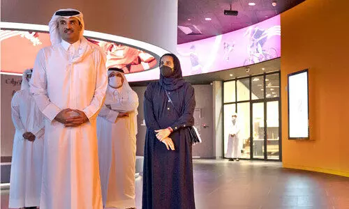 അമീർ ഒളിമ്പിക്​ മ്യൂസിയത്തിൽ