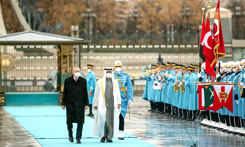 ശൈഖ് മുഹമ്മദ് ബിൻ സായിദ് തുർക്കിയിൽ ശൈഖ് മുഹമ്മദ് ബിൻ സായിദ് തുർക്കിയിൽ