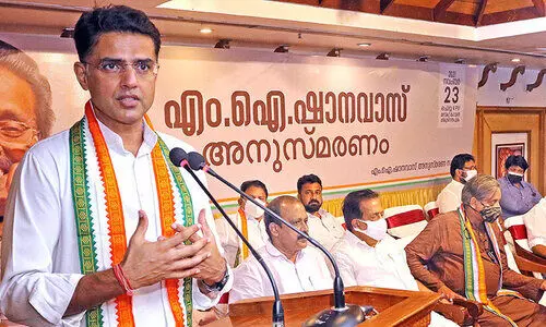 എം.​െഎ. ഷാനവാസ്​ കോൺഗ്രസി​െൻറ ഉറച്ച ശബ്​ദമായിരുന്ന നേതാവ്​ –സചിൻ പൈലറ്റ്​