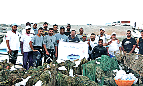 മ​സീ​റ​യി​ൽ​നി​ന്ന്​ നീ​ക്കി​യ​ത്​ നാ​ല്​ ട​ൺ ക​ട​ൽ മാ​ലി​ന്യം