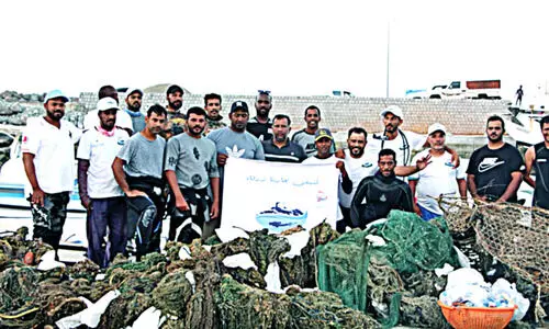 മ​സീ​റ​യി​ൽ​നി​ന്ന്​ നീ​ക്കി​യ​ത്​ നാ​ല്​ ട​ൺ ക​ട​ൽ മാ​ലി​ന്യം