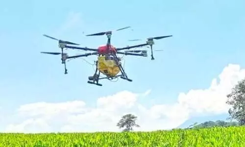 കൃഷിനാശം വിലയിരുത്താന്‍  ഡ്രോണ്‍ പരിശോധന