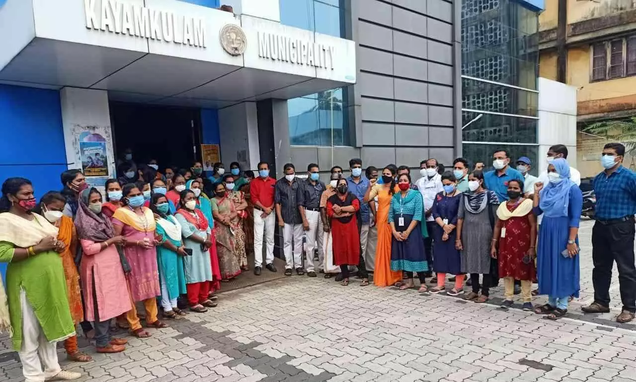 നഗരസഭ കൈയ്യാങ്കളി: ലീഗ് കൗൺസിലർക്കെതിരെ കേസ്