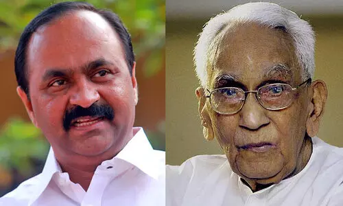 ഒന്നിലും പങ്കില്ലായിരുന്നു; എല്ലാ കേസിലും കരുണാകരനെ പെടുത്തിയതാണെന്ന്​ വി.ഡി. സതീശൻ