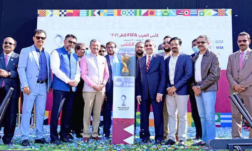 കളിയാവേശം പകർന്ന്​ ട്രോഫി ടൂർ