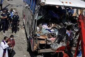 മെ​ക്​​സി​കോ​യി​ൽ ബ​സ്​ അ​പ​ക​ടം: 19 മ​ര​ണം