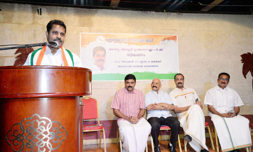 അടൂർ പ്രകാശ് എം.പിക്ക്​ സ്വീകരണം നൽകി