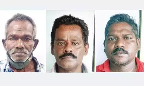 ക്ഷേ​ത്ര​ത്തി​ന് സ​മീ​പം മാ​ലി​ന്യം ത​ള്ളി​യ കേ​സ്​; മൂ​ന്നു​പേ​ർ പി​ടി​യി​ൽ