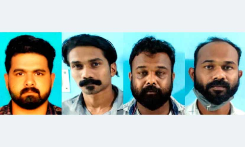 ബൈ​ക്ക് തി​രി​കെ ന​ൽ​കാ​ൻ വൈ​കി​യ​തി​ന് വീട്ടമ്മയെ ആക്രമിച്ച നാലു​േപർ അറസ്​റ്റിൽ