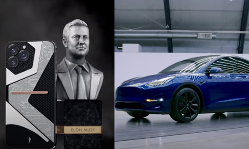 ടെസ്​ല കാർ ഉരുക്കി മസ്​കിന്‍റെ പ്രതിമയും ഐഫോൺ 13ഉം നിർമിച്ചു; വില ലക്ഷങ്ങൾ -വിഡിയോ
