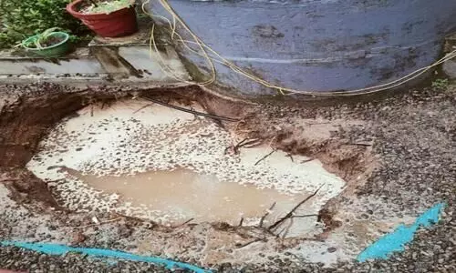 കുരട്ടിശ്ശേരിയിൽ കിണർ ഇടിഞ്ഞു താഴ്ന്നു