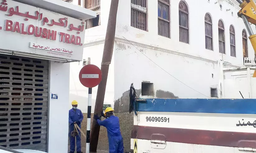 വൈദ്യുതി വിതരണം: മത്രയിൽ ഭൂഗർഭ കേബ്ൾ ജോലികള് പൂര്ത്തിയായി വൈദ്യുതി വിതരണം: മത്രയിൽ ഭൂഗർഭ കേബ്ൾ ജോലികള് പൂര്ത്തിയായി