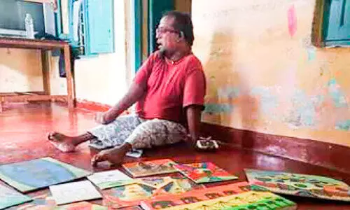 ശാരീരിക ബുദ്ധിമുട്ടുകളെ അതിജീവിച്ച മച്ചുവി​െൻറ ചിത്രപ്രദർശനം ഇന്ന്