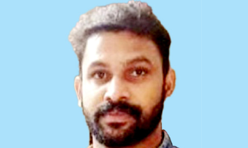യൂ​ത്ത് കോ​ണ്‍ഗ്ര​സ് നേ​താ​വ് വാ​ഹ​നാ​പ​ക​ട​ത്തി​ല്‍ മ​രി​ച്ചു