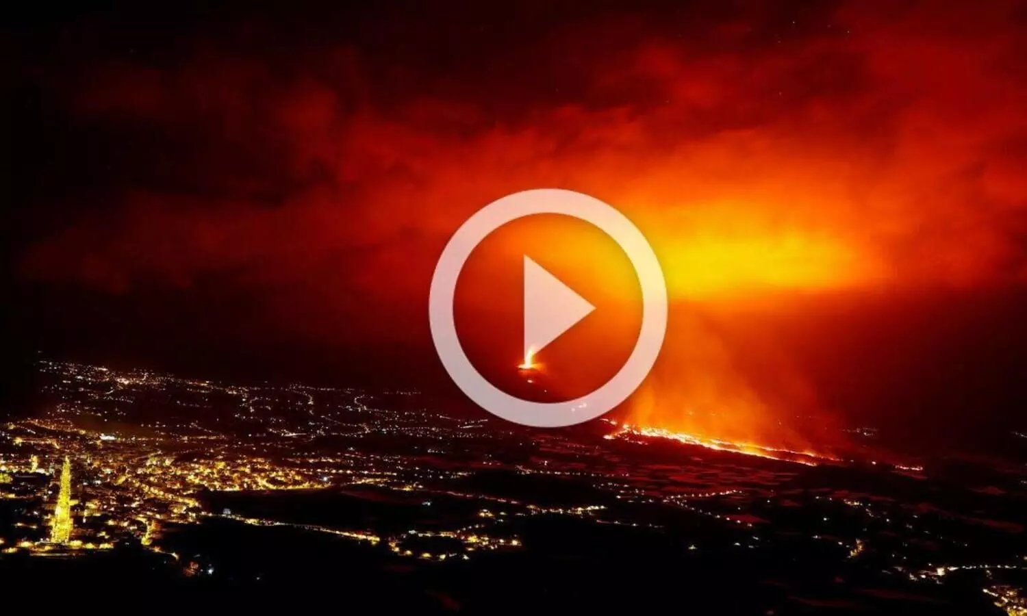 ലാ പാമയിലെ പുതിയ ലാവ പ്രവാഹം